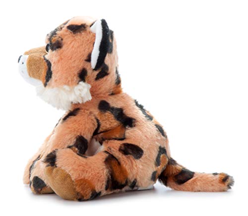 The Petting Zoo Jaguar Plush Toy 9" - Black or Brown Soft Stuffed Animal for Kids, Model 420106