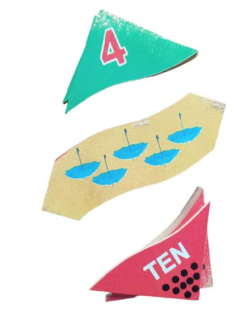 Toodles Number Triangle Cards | Early Math Development for Preschool Toddlers | Matching Puzzles and Spelling Games | Educationa