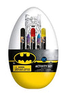 Innovative Designs DC Batman Activity Egg Craft Kit | Coloring Pages | Stickers | Markers | Crayons,Yellow