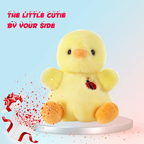 Sew Butiful 8' Duck Stuffed Animals Plush, Cute Plushies For Animal Themed Parties Teacher Student Award, Animal Toys For Baby, Boy, Girls, Great For Nursery, Room Decor, Bed (Duck)