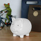 White Piggy Banks for Girls Boys Kids A New for White Piggy Bank for Boys Girls Kids mature-themed Coin Bank (Whtie)