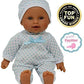 11 Inch Soft Body Hispanic Newborn Baby Doll In Gift Box - Doll Pacifier Included