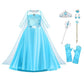 Uraqt Princess Dress Costume For Girls Princess Costume Fancy Dress Up For Halloween Birthday Party Queen Cosplay With Crown Wan