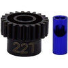 Hot Racing NSG22M06 22t Steel 0.6m Pinion Gear 5mm