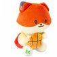Anirollz Stuffed Animal Plush Toy - 6'' Small Sitting Plush Doll Soft, Squishy, Warm, Cute, Comfort, Safe Birthday Fox Character