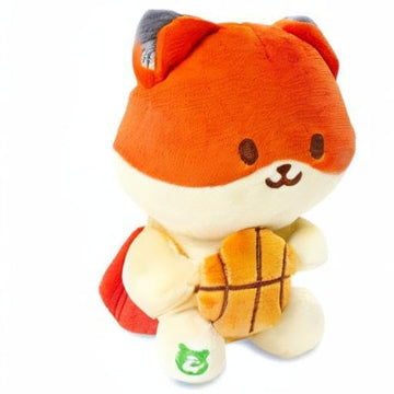 Anirollz Stuffed Animal Plush Toy - 6'' Small Sitting Plush Doll Soft, Squishy, Warm, Cute, Comfort, Safe Birthday Fox Character