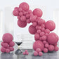Partywoo Opera Mauve Balloons, 100 Pcs Boho Pink Balloons Different Sizes Pack Of 18 Inch 12 Inch 10 Inch 5 Inch Mauve Pink Balloons For Balloon Garland Or Balloon Arch As Party Decorations, Pink-F02