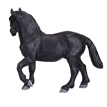 Mojo Percheron Realistic Equestrian Horse Club Hand Painted Toy Figurine