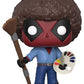 Funko Deadpool Bob Ross Vinyl Bobble Figure - Multicolor, Standard Size, Model 30865 - Collectible Gift for Kids & Adults