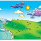 Little Folk Visuals Beginners Bible: Meadow Flannel Board/Playboard with Accessories/Overlay, 9 Pieces Set