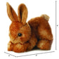Aurora® Adorable Mini Flopsie™ Bitty Bunny™ Stuffed Animal - Playful Ease - Timeless Companions - Brown 8 Inches