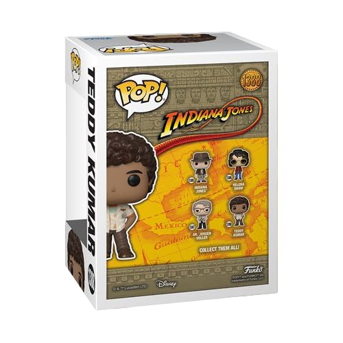 Funko Pop! Movies: Indiana Jones And The Dial Of Destiny - Teddy Kumar Bundled With A Byron 'S Attic Protector