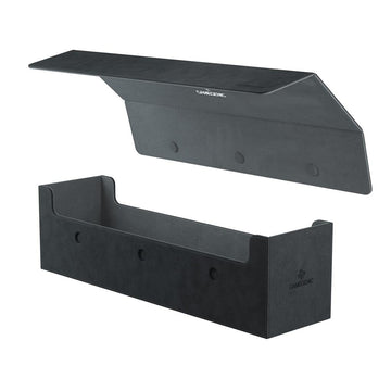 Gamegenic Dungeon S 550+ Convertible Deck And Game Accessories Box | Double-Sleeved Card Storage | Card Game Protector | Nexofyber Surface | Holds Up To 550 Cards | Black Color | Made, G20091