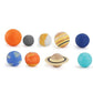 9 Piece Universe Planet Solar System Model Nine Planets Model Solar System Planet Figure Playsets Cake Topper Decoration Collect
