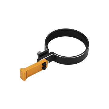 Dilwe Rc Transmitter Steering Wheel Trigger, Aluminum Alloy Transmitter Steering Wheel Trigger Upgrade Spare Part For Scx10 Seri