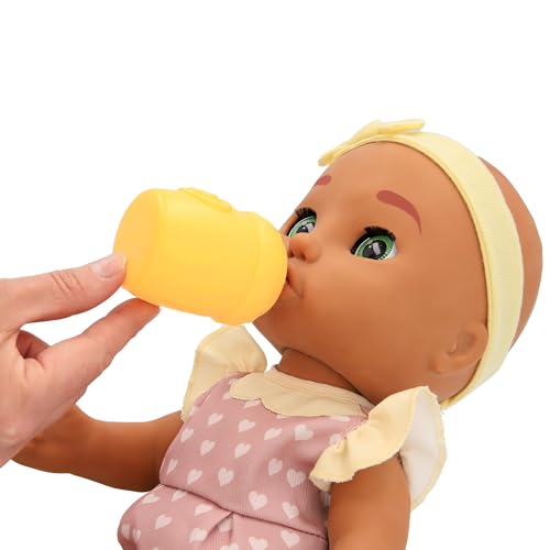 Imc Toys Be Loved Babies Alex 15'' Realistic Soft Body Baby Doll With Open/Close Eyes With Bottle, Pacifier, Headband, & Outfit|