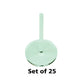 Litko Acrylic Flight Stands | Round | 3Mm Clear Circular Flight Base With Peg (25Mm)