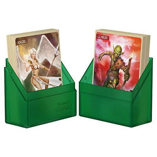Ultimate Guard Boulder 40+ Classic, Deck Case For 40 Double-Sleeved Tcg Cards, Emerald, Secure & Durable Storage For Trading Card Games, Soft-Touch Finish
