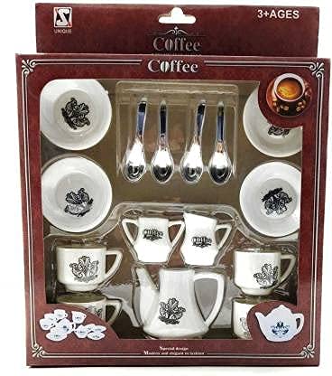 SHRI SAI TRADERS Coffee Set Toys Made of Plastic Kitchen Pretend Play Toy Set for Kids, Girls