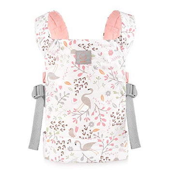 Gagaku Baby Doll Carrier Soft Cotton Stuffed Toy Carrier Doll Accessories For Kids - Pink (Flamingo)