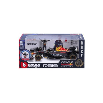 Bburago - Red Bull Racing Rb19 Max Verstappen #1 2023 - Realistic Car Model In 1:24 Scale And Max Verstappen, Officially License