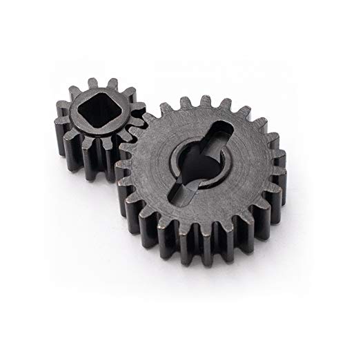 KYX Racing Hardened Steel 32P Portal Gear Set 23T/12T 2pcs Upgrades Accessories for RC Crawler Car Axial SCX10 III AXI03007 Capr