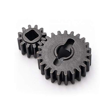 KYX Racing Hardened Steel 32P Portal Gear Set 23T/12T 2pcs Upgrades Accessories for RC Crawler Car Axial SCX10 III AXI03007 Capr