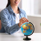 Hemispheres Save The World 5.6'' Coin Bank - Teach Kids To Save Money & Learn Places Around The World - Great For Desk Or Table