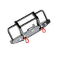 KYX Racing CNC Machined Aluminum Front Bumper Upgrades Parts Accessories for 1/18 RC Crawler Car Traxxas TRX4M Defender