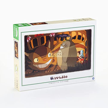 My Neighbor Totoro Jigsaw Puzzle Arrives On A Cat Bus 1000 Piece (1000-227)