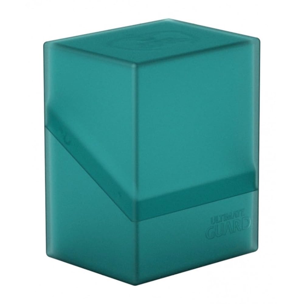 Ultimate Guard Boulder 80+ Classic, Deck Case For 80 Double-Sleeved Tcg Cards, Malachite, Secure & Durable Storage For Trading Card Games, Soft-Touch Finish
