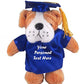 Plushland Plush Stuffed Animal Toys 12 Inches Present Gifts for Graduation Day  Personalized Text  Name or Your School Logo on Gown  Best for Any Grad School Kids (Graduation Bulldog Blue Gown)
