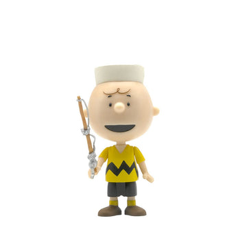Super7 Peanuts Camp Charlie Brown 3.75 In Reaction Figure