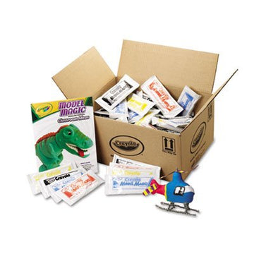 Crayola : Model Magic Self-Hardening Modeling Compound, 75 1oz Pouches, Four Colors -:- Sold as 1 CT
