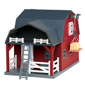 Terra By Battat Wooden Animal Barn Toy Set - 20 Pcs Farm Pretend Play for Kids & Toddlers Ages 3+, One Size, Natural Wood Color