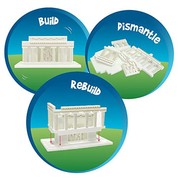 Imagimake Mapology Monuments Of Usa | 3D Puzzles For Kids | Stem Toys & Games | Educational Toys For Kids 5-7 | Birthday Gift Fo