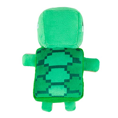 Jinx Minecraft Happy Explorer Sea Turtle Plush Stuffed Toy, Green, 8' Long