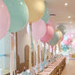 30Pcs Pastel Balloons 18 Inch Large Pastel Balloons Big Round Pastel Jumbo Latex Balloons For Easter Birthday Wedding Baby Shower Decorations