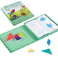 Travel Games Tangrams, Magnetic Travel Games for Road Trips Kids Board Game Educational Toys Kids Game for 3+