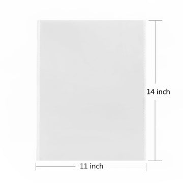 200 Large Cello Bags 11x14 with Twist Ties - 1.4mils Thickness OPP Flat Plastic Bags for Christmas Wedding Mug Bakery Cookie Gif