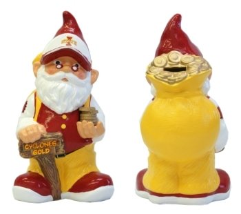 NCAA Iowa State Cyclones Team Gnome Bank