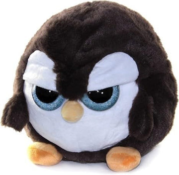 The Grumpy Octopus - Grumpy Penguin - Adorable Super Soft Plush Stuffed Animal Toy (Glitter Eyes) - Large 8 Inch - Unique Gift F