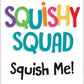 Ganz H14353 Squishy Squad Dolphin Plush Figure, Blue And White, 10-Inch Length