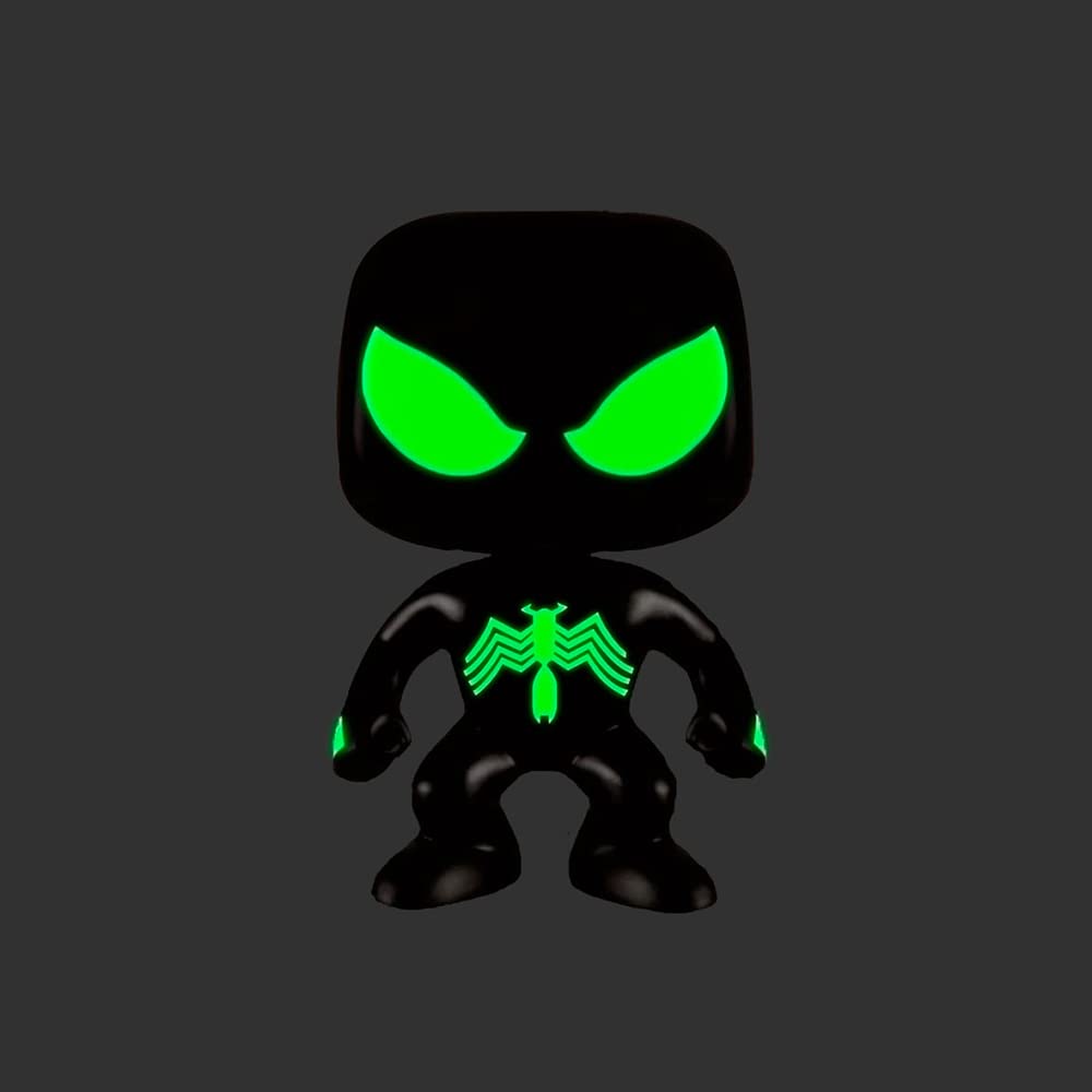 Funko Pop! Spider-Man Black Suit Spider-Man Gitd