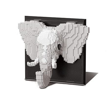 Bdydt Wall Art Elephant Building Blocks Set; A Wall Decor Set For Adults Who Love Creative Hobbies(1625 Pieces) Toys Gifts For K