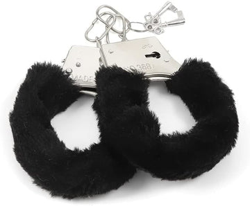 FancyDressWale Hand cuff for Kids for police role play and Cop toy Hathkadi (Black)