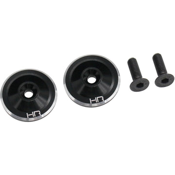 Hot Racing AON40U01 Black large Wing Button Aluminum (2)