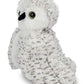 Bearington Owlfred Plush Stuffed Animal White Snowy Owl, 11 Inches