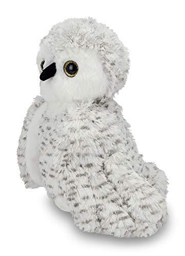 Bearington Owlfred Plush Stuffed Animal White Snowy Owl, 11 Inches