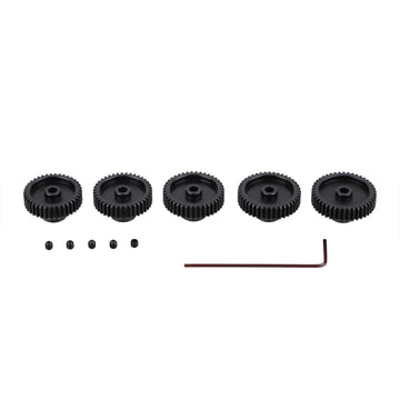 JIECHUN Metal Steel 48P Pinion Gear 38T 39T 40T 41T 42T 3.175mm Shaft Motor Gears Set with Hex Key for 1/10 RC Brushless Brush M